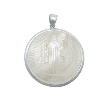 Imagen de Medalla San Benito Nácar