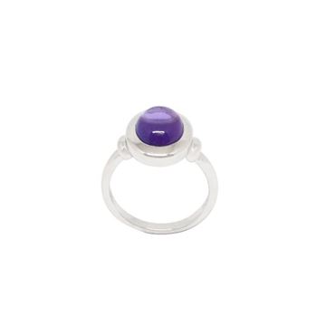 Imagen de Anillo  Amatista Oval