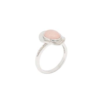 Imagen de Anillo Oval Cuarzo Rosa