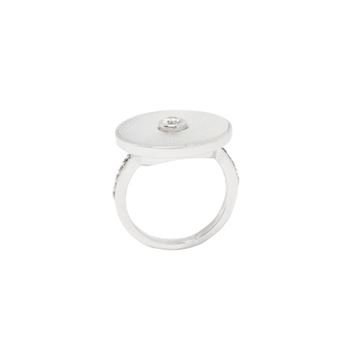 Imagen de Anillo NacarTexturado con Zirconia