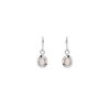 Imagen de Caravanas Oval Cuarzo Rosa