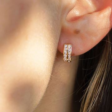 Imagen de Aros Oro 18k