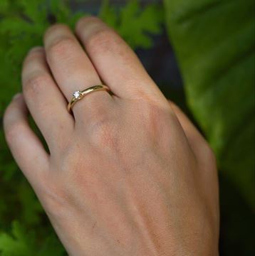 Imagen de Anillo Máxima -Oro 18k con Brillante.