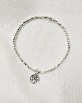 Imagen de Pulsera Meli elastizada  Árbol vida D6-D7-D8