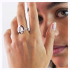 Imagen de Anillo Oval Cuarzo Rosa