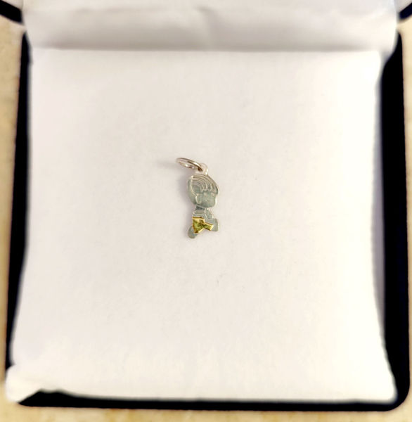 Imagen de Dije Niño plata y oro
