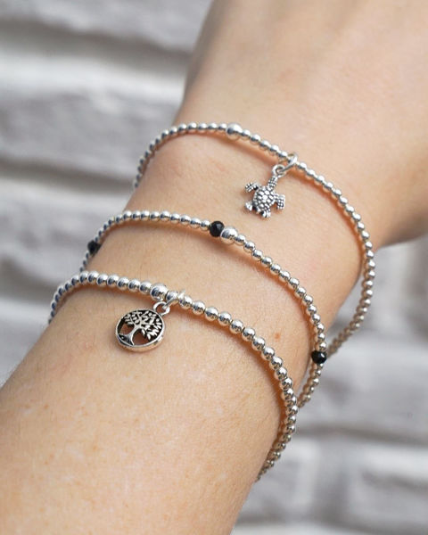 Imagen de Pulsera Meli elastizada  Árbol vida D6-D7-D8