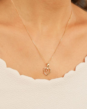 Imagen de Dije Corazón Oro 9k